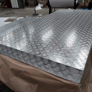 Aluminum cleckered sheet